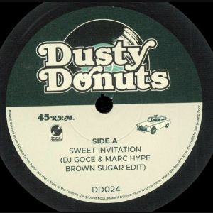 Vinyl and CD's on the Dusty Donuts label at Jazzman Records